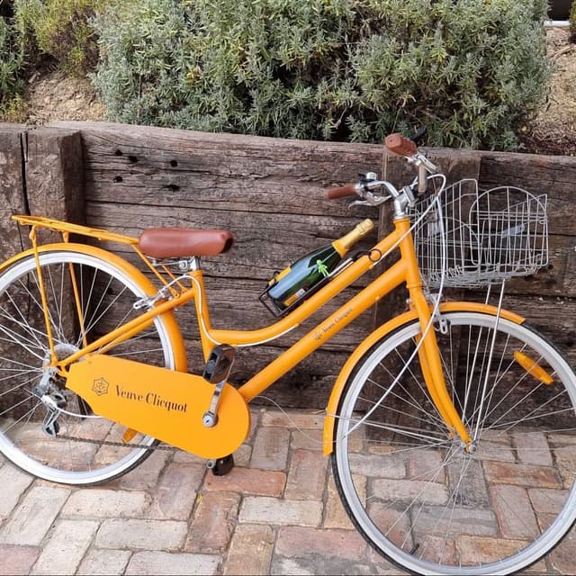 Veuve Clicquot bike alien! π³